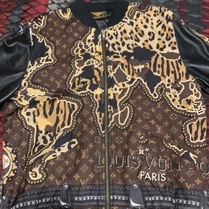 Custom Louis Vuitton zip up